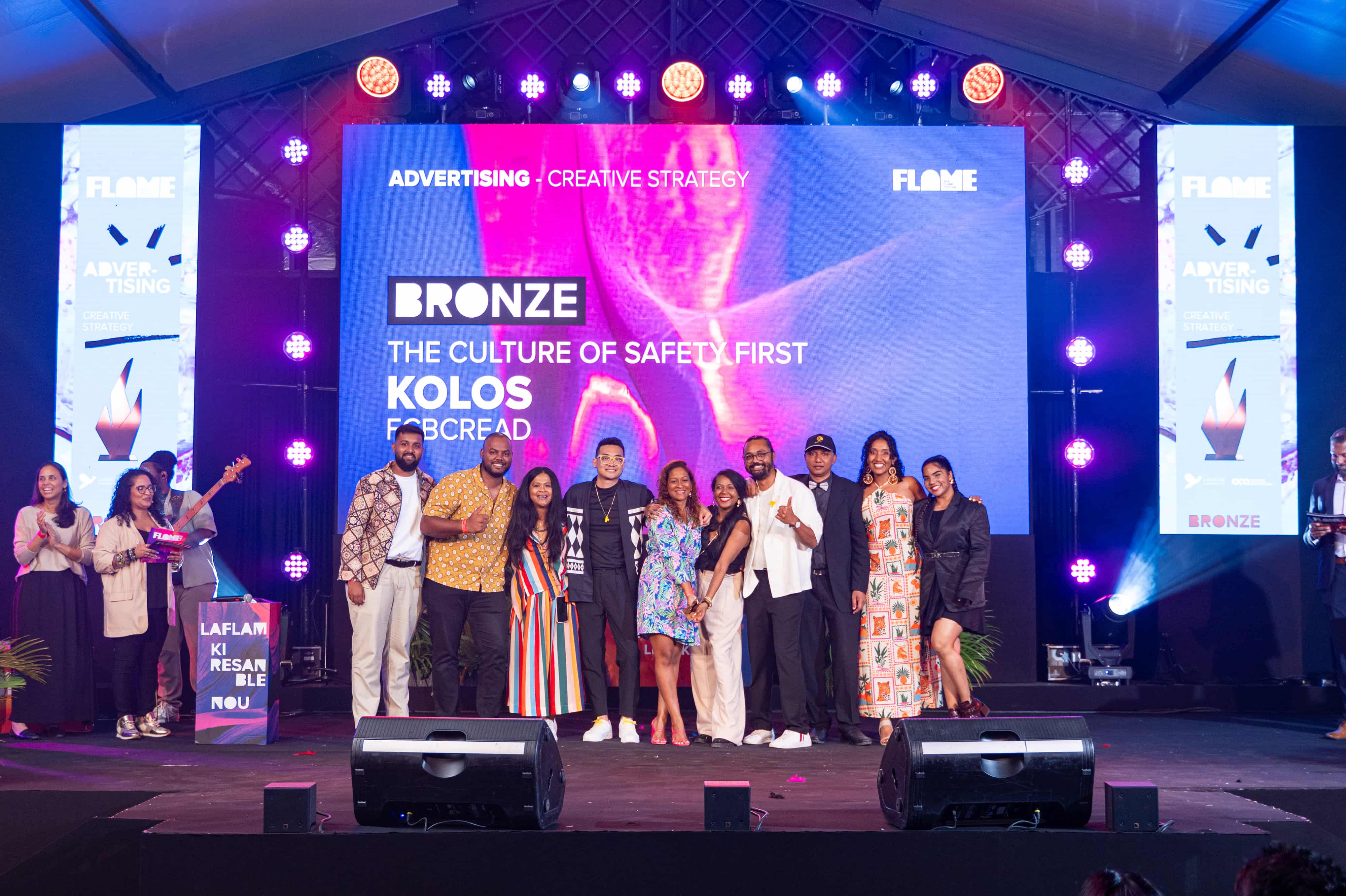 KOLOS CEMENT RECONNU POUR SON EXCELLENCE CRÉATIVE AUX FLAME AWARDS 2025